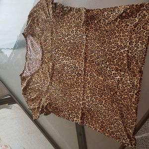 Jones New York Sport Cheetah Top